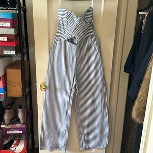 Fashion Nova Stripe Jumpsuit